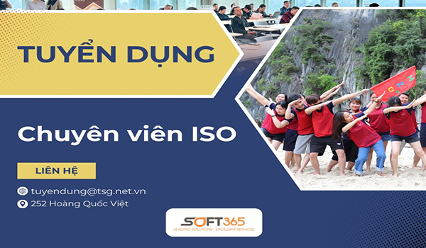 SOFT365 TUYỂN DỤNG CHUYÊN VIÊN ISO